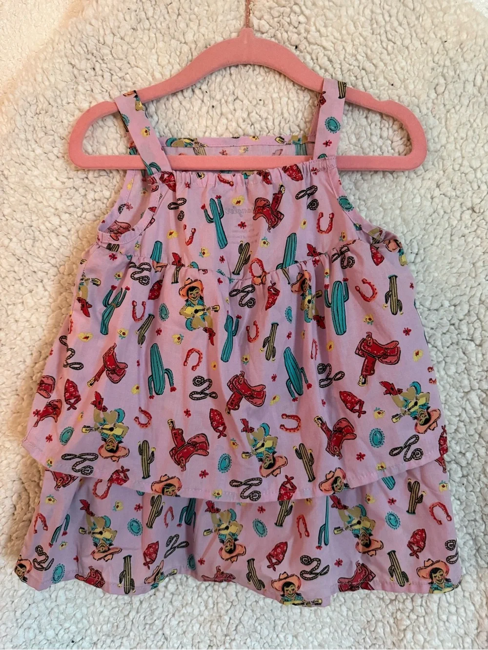 Wrangler Toddler Girls Cowgirl Motif Dress 3T